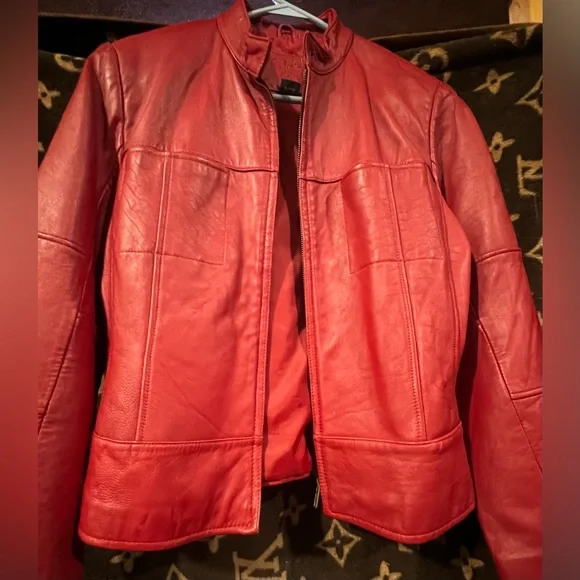 Kathy Ireland Ginuwine, leather and polyester interior size M red super soft - Picture 3 of 15